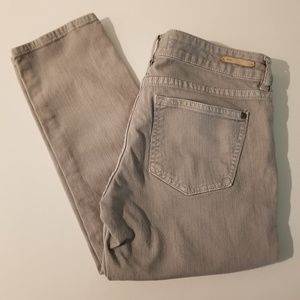Anthropologie Pilcro Gray Sarif Sateen Skinny Jean
